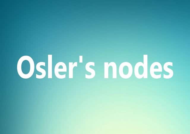 osler nodes
